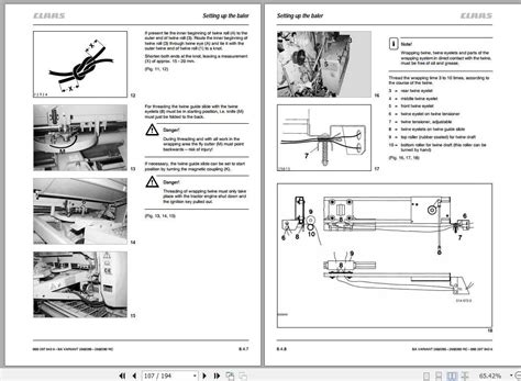 Claas Baler Variant 260 260 Roto Cut 280 280 Roto Cut Operator S Manual