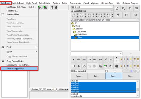 Floppy disk formatting - policelop