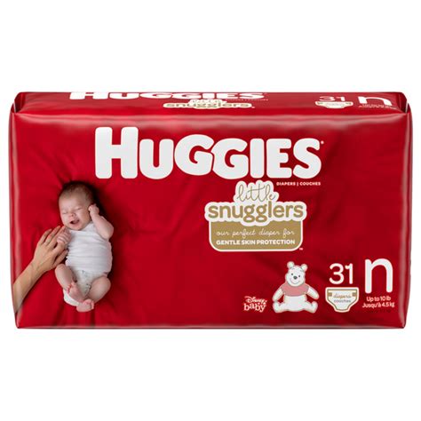 Save on Huggies Little Snugglers Size N Newborn Diapers Up to 10 lbs ...