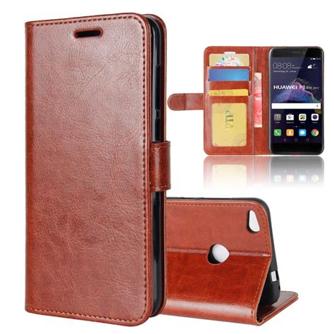 For Huawei P8 Lite 2017 Case Luxury Vintage Flip Leather Cover Wallet Stand Case For Huawei Gr3