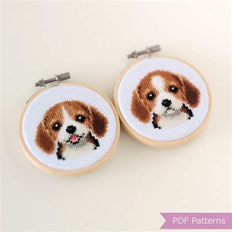 Beagle Cross Stitch Pattern Pdf Bundle Beagle Beagle Etsy