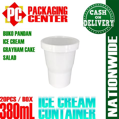 Ml Ice Cream Container By Pcs Per Box Shopee Philippines