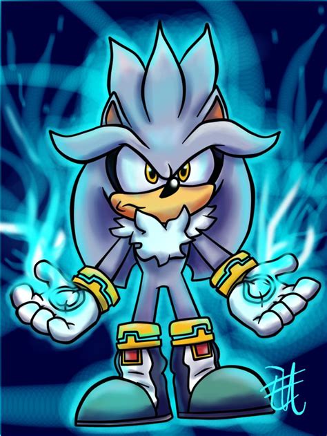 Silver The Hedgehog By Poulterghiest On Deviantart Silver The