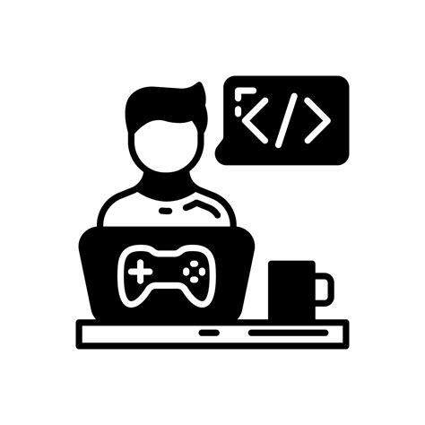 Game Developer Icon In Vector Illustration Vector Art At Vecteezy