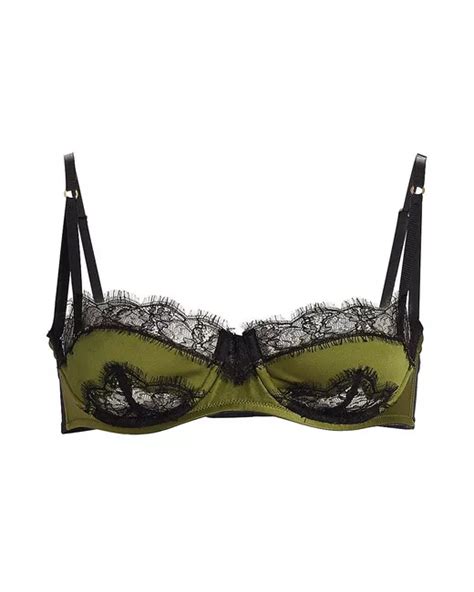 Kiki De Montparnasse Lace Inset Balconette Bra Stylemi