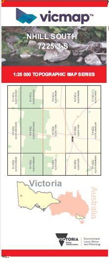 Nhill South 1 25000 Vicmap Topographic Map 7225 3 S Maps Books