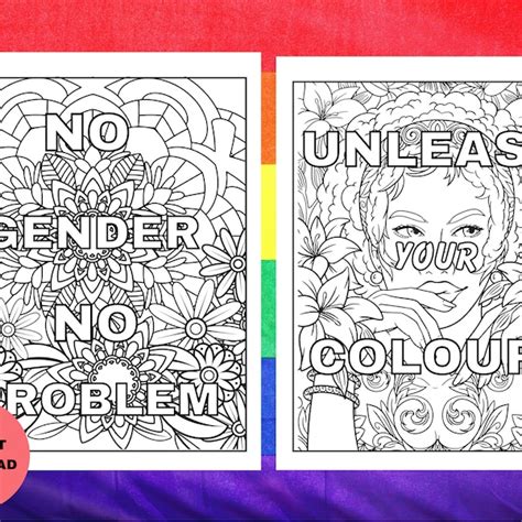 Pride Coloring Sheet Etsy Uk