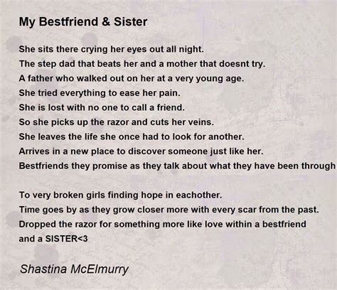 Short Poems About Best Friends Like Sisters