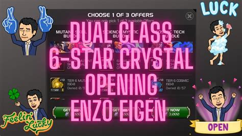 Dual Class 6 Star Crystal Opening Enzo Eigen Marvel Contest Of Champions 21 October 2021