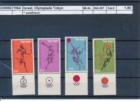 1964 Israel Olympiade Tokyo Kaufen Auf Ricardo