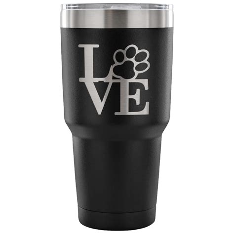 Dog Paw Love Tumbler