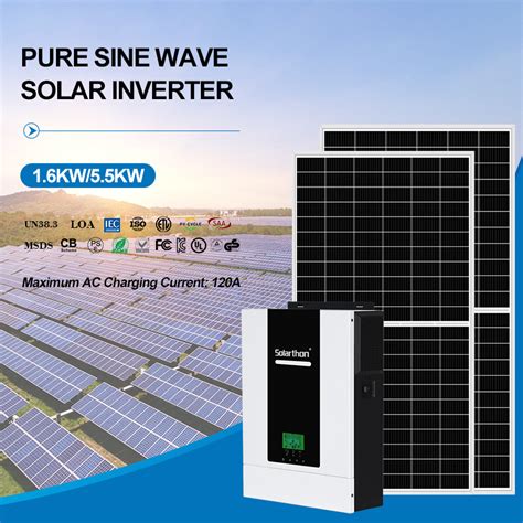 Solarthon Hybrid Solar Power Inverter Kw Kw Kw Kw On Off Grid