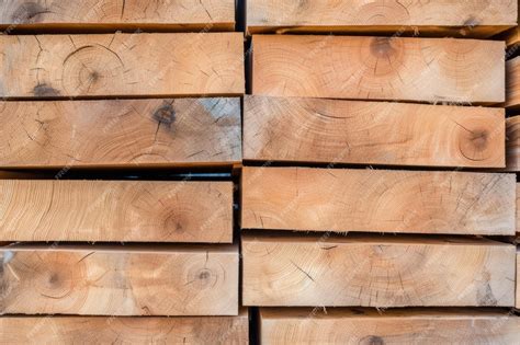 Premium Ai Image Rough Sawn Cedar Lumber