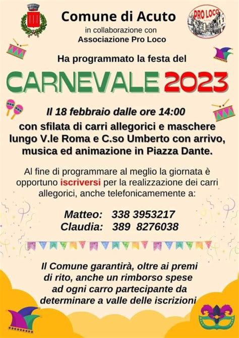 Carnevale 2023 Benvenuti In Ciociaria In Provincia Di Frosinone