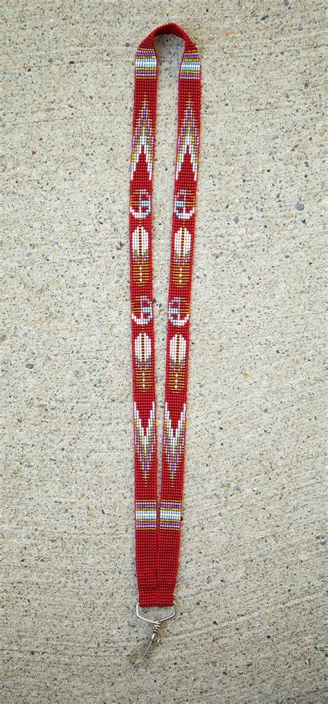 Ethnic Lanyards Loom Beaded Lanyards Huichol Beaded Etsy