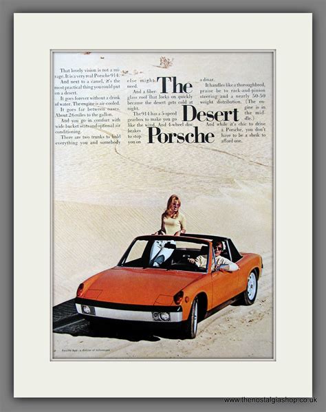 Porsche 914 Original American Advert 1972 Ref Ad54610 The