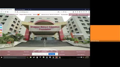 How To Pay Bmp College Fees Online In Mozilla Firefox Youtube