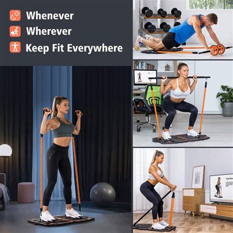 Gonex Portable Home Gym Workout Equipment With Exercise