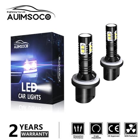 W Xenon White Led Fog Light Driving Bulbs