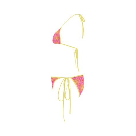 Chequered Veins Custom Bikini Swimsuit ID D