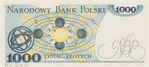 Banknot 1000 złotych | Muzeum Papiernictwa w Dusznikach-Zdroju