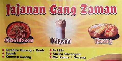 Daftar Harga Menu Delivery Jajanan Gang Zaman Jakarta Terbaru