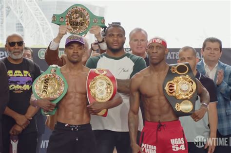 Spence Vs Ugas Weigh In Video Results Stare Down Bad Left Hook