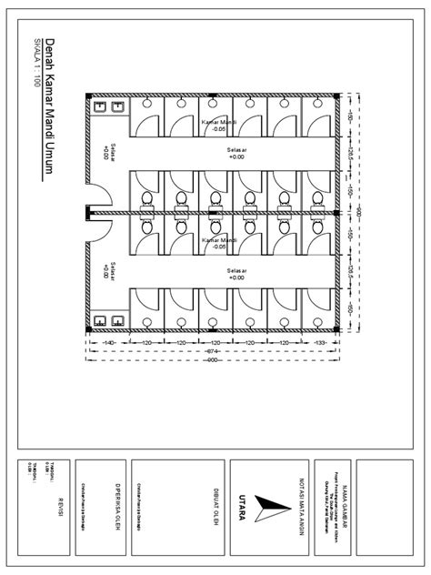 Denah Toilet Umum 52 Koleksi Gambar