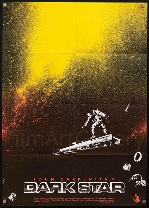 Dark Star Movie Poster 1979 German A1 (23x33)