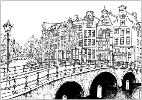 Amsterdam Houses And Bridges Architecture Cities Houses Adult