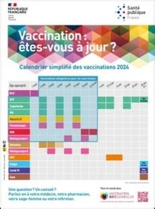 Cespharm Les Nouveaut S Du Calendrier Vaccinal