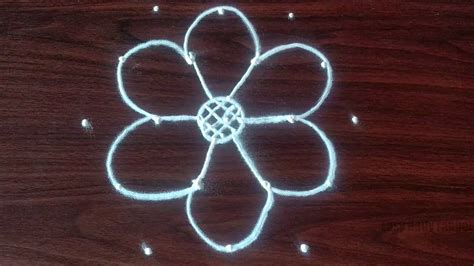 Chithirai Madham Flower Kolam5x3PandagaMugguluDaily Use Kolam