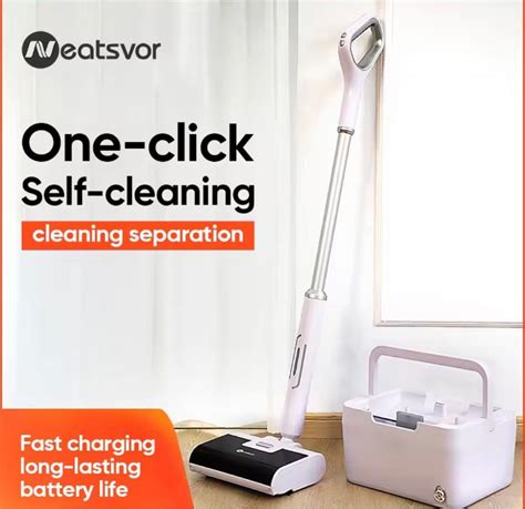 NEATSVOR T10 Wet dry floor cleaner sweeping mopping and scrubbing ...
