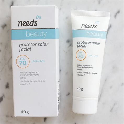 Needs Beauty Fps70 Protetor Solar Facial Sem Cor é Bom Resenha