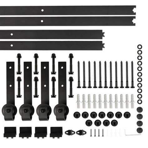 Anbixing Quincaillerie Kit De Rail Pour Porte Coulissante Suspendu