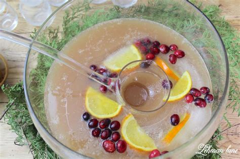 Holiday Champagne Punch Recipe