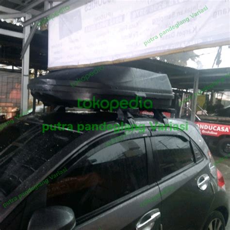 Jual Roof Rack Bagasi Atas Mobil Honda Brio Model Box Plus Cross Bar