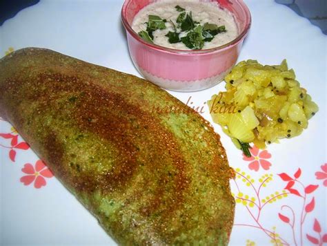 Palak Masala Dosa