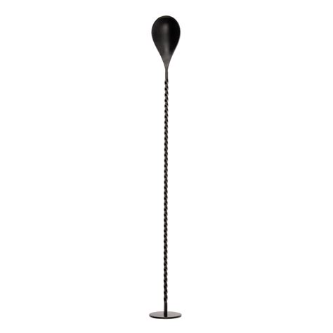 Barlöffel PVD schwarz matt 28 cm auf Hängekarton Basic Bar