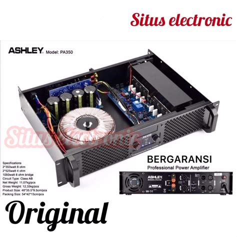 Jual Power Ashley Pa Original Amplifier Ashley Pa Channel