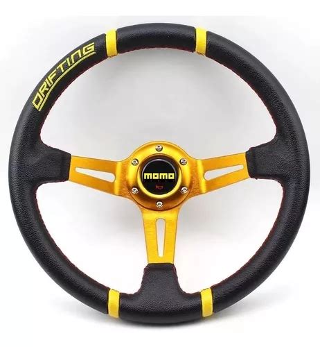 Volante Deportivo Momo Auto Universal Tunning Manubrio Cuotas Sin Inter S