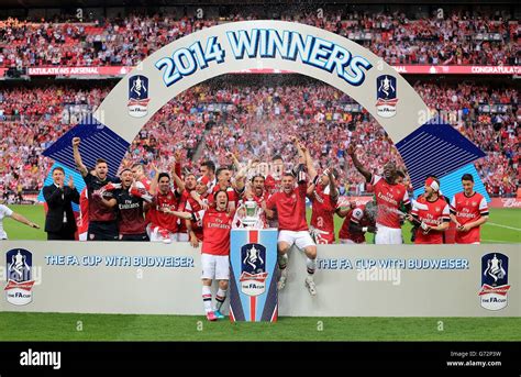 Soccer FA Cup Final Arsenal V Hull City Wembley Stadium Stock