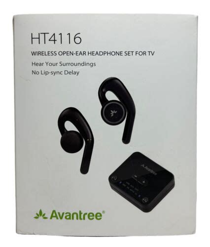 Avantree Ht4116 Wireless Open Ear Headphone Set For Tv New Ebay