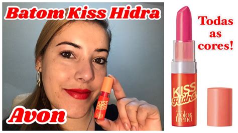 Batom Kiss Hidra Avon YouTube