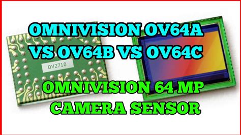 Omnivision Ov A Vs Ov B Vs Ov C Comparison Omnivision Mp Camera