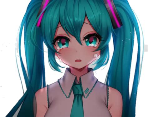 Manga Hatsune Miku Crying Render by MidnightWolfie1 on DeviantArt