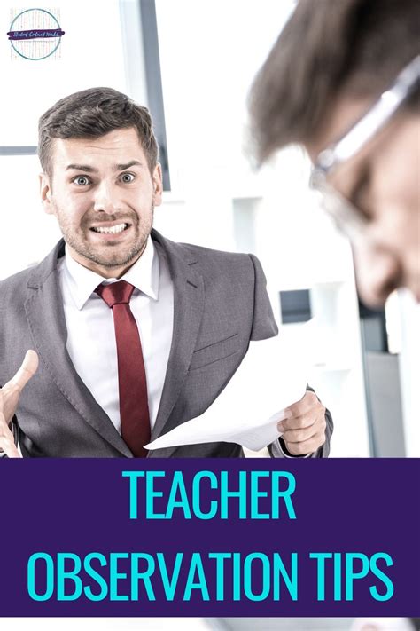 Easy Classroom Observation Tips To Wow Any Administrator 100 Teacher Observation Classroom