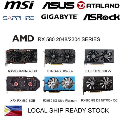 Amd Redeon Rx580 Dataland Rx 590 Xfx Rx 590sapphire Rx 580 2048sp Oc