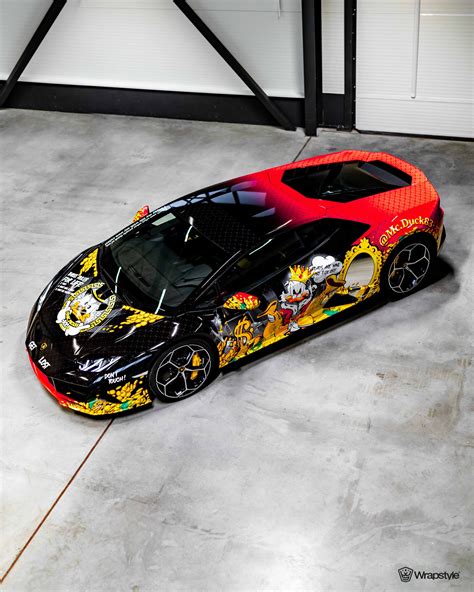 Lamborghini Huracan Evo The King Mcduck Wrap Wrapstyle