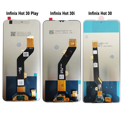 Original LCD With Frame For Infinix Hot 30 Play X6835B X6835 Hot 30